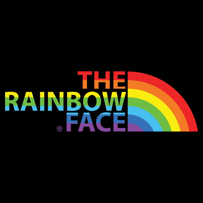 The rainbow face
